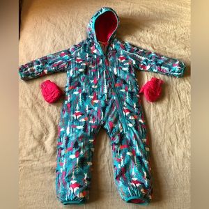 Patagonia reversible bunting 18-24m